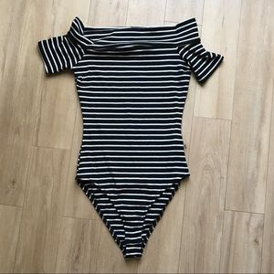 Stripped Bodysuit